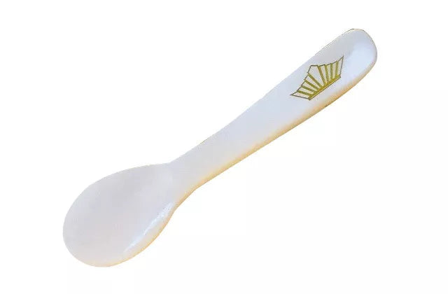 parelmoer lepeltjes, 9 cm, kaviaar