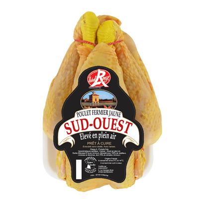poulet jaune sud-ouest, label rouge
