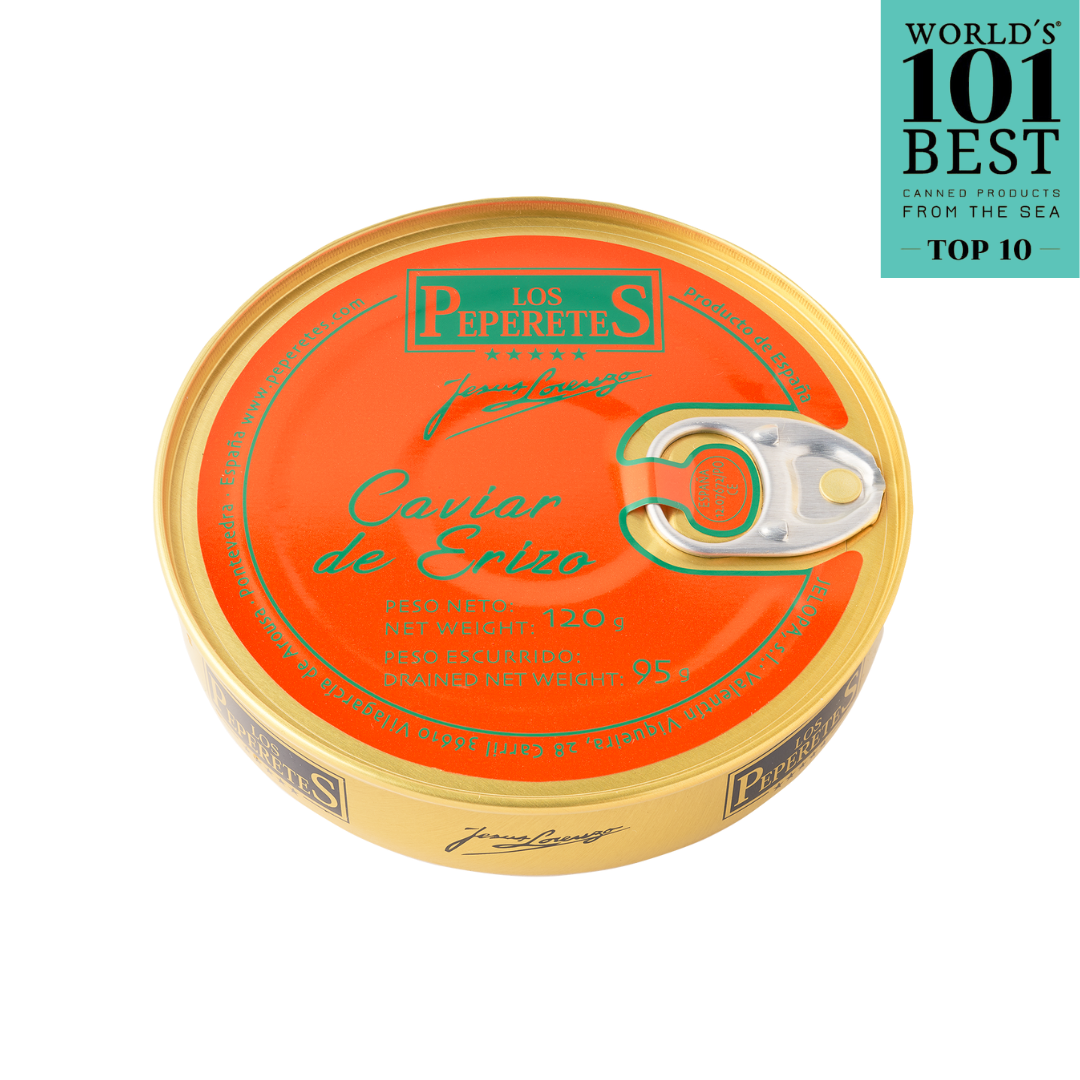 zee-egelkaviaar, caviar di erizo