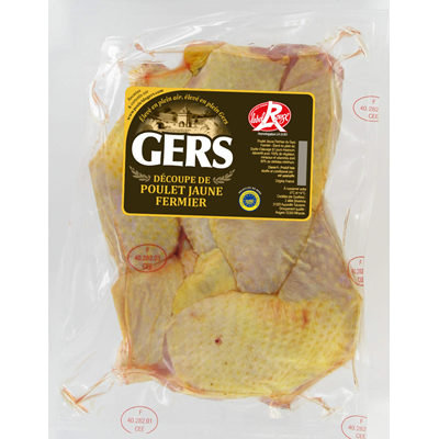 cuisse de poulet jaune fermier, label rouge IGP, gers