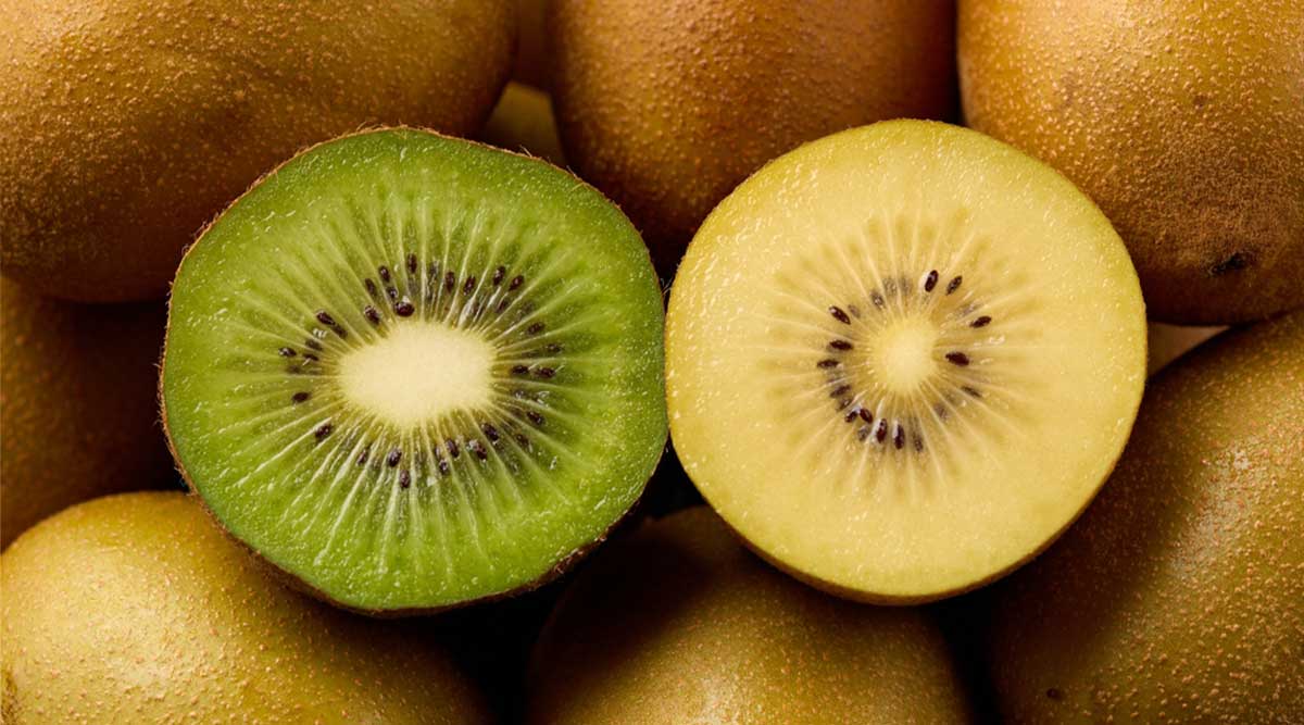 Kiwi, groen, geel