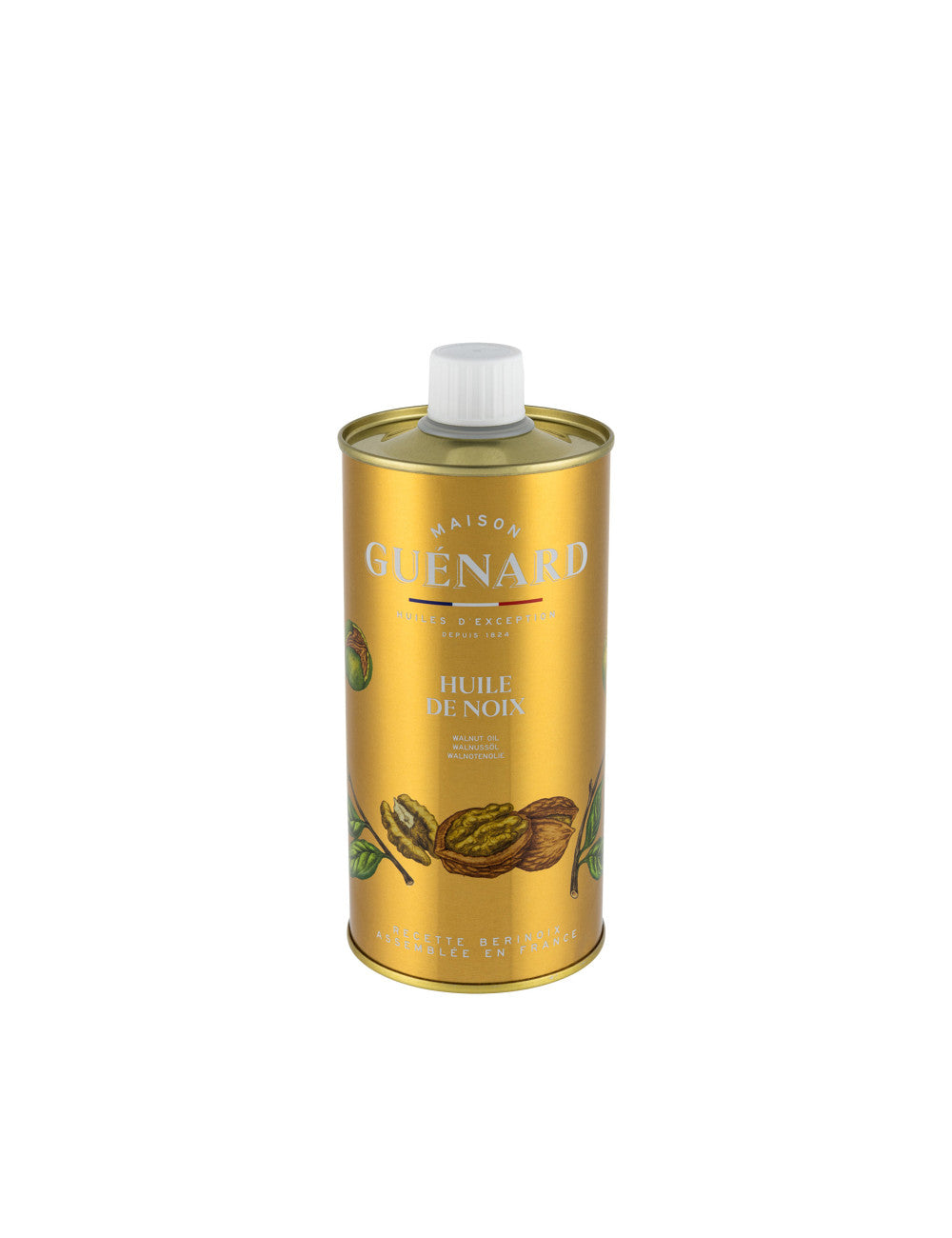 walnoot olie, 50% virgin, 50cl., blik