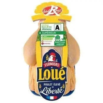 poulet jaune fermier, label rouge